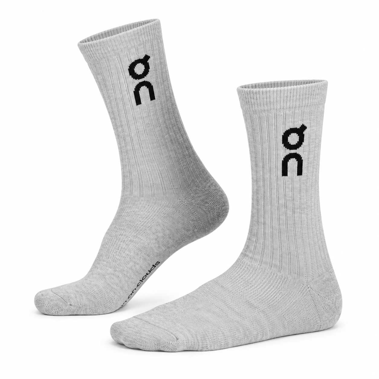 Meia On Brazil Logo Sock High Cinza - 03 Pares 33 a 36